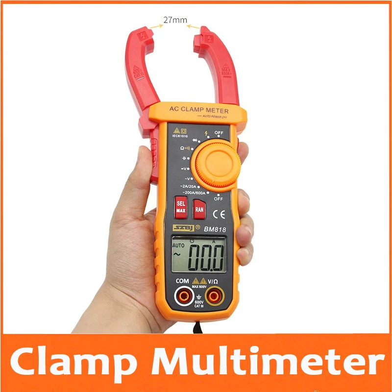 Ammeter ACV/DCV ACA Auto Range Measurement of large capacitance NCV Digital clamp meter
Ammeter ACV/DCV ACA Auto Range Measurement of large capacitance NCV Digital clamp meter