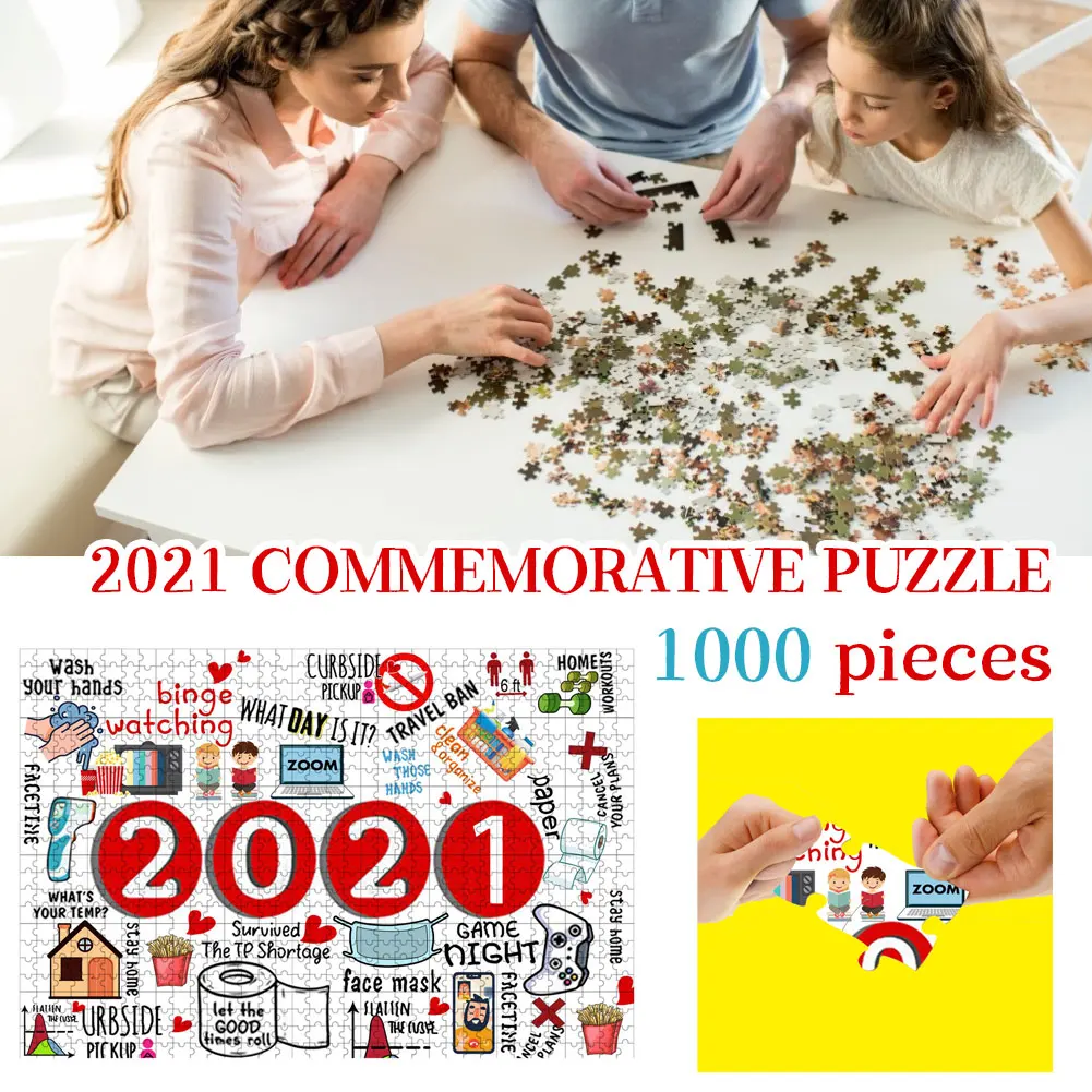 Puzzle 1000 Pieces Summary 2020 Jigsaw Puzzles Family Challenging Game A Year to Commemorative Adults Kids Home Decoration Gifts
Puzzle 1000 Pieces Summary 2020 Jigsaw Puzzles Family Challenging Game A Year to Commemorative Adults Kids Home Decoration Gifts