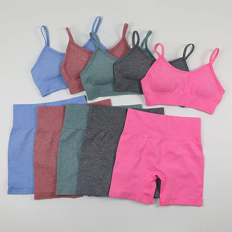 2PCS/Set Women Yoga Set Sport Suits Workout Sportswear Shorts Sets Gym Clothing Fitness Sports Bra Crop Top Seamless Leggings
2PCS/Set Women Yoga Set Sport Suits Workout Sportswear Shorts Sets Gym Clothing Fitness Sports Bra Crop Top Seamless Leggings