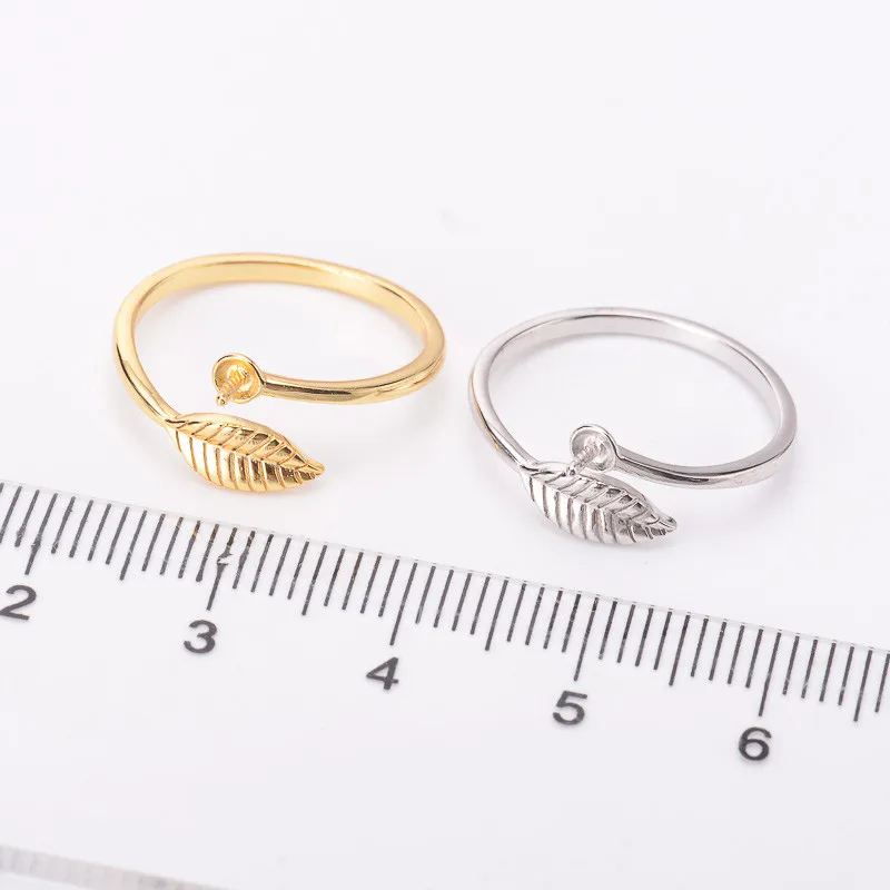 S925 Sterling Silver Adjustable Ring Settings Base Blank Jewelry Findings Fit Half Hole Pearl DIY Women Ring Making Accessories
S925 Sterling Silver Adjustable Ring Settings Base Blank Jewelry Findings Fit Half Hole Pearl DIY Women Ring Making Accessories