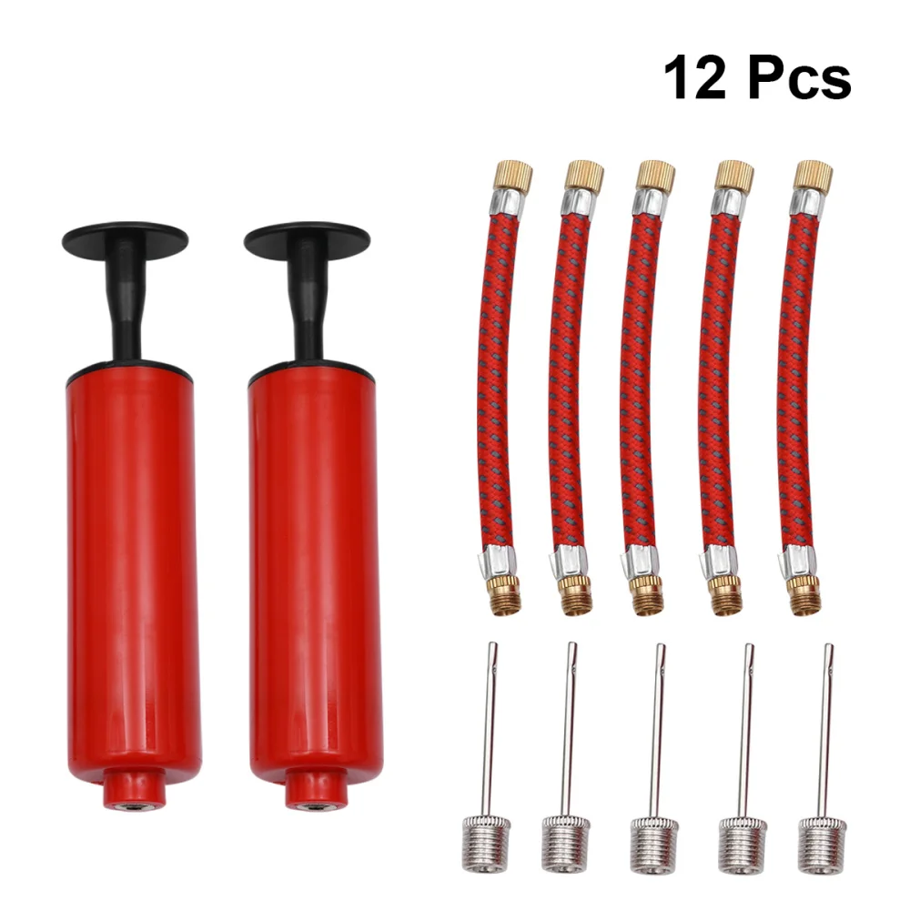 12pcs Basketball Inflating Needle Red Rubber Extension Hose and Metal Inflator Needle Inflatable Hand Air Pump
12pcs Basketball Inflating Needle Red Rubber Extension Hose and Metal Inflator Needle Inflatable Hand Air Pump