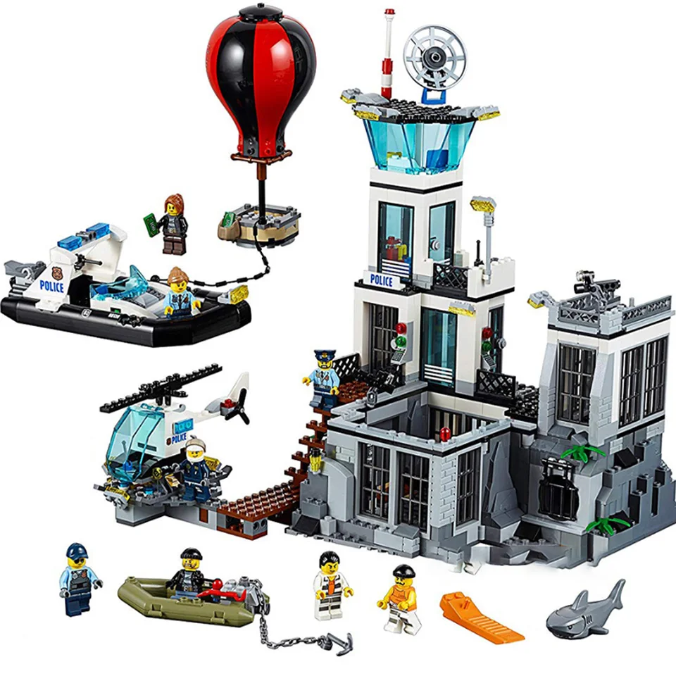 846PCS New City Police Series Prison Island Building Blocks Compatibl Bricks Educational Toys For Children Gift
846PCS New City Police Series Prison Island Building Blocks Compatibl Bricks Educational Toys For Children Gift