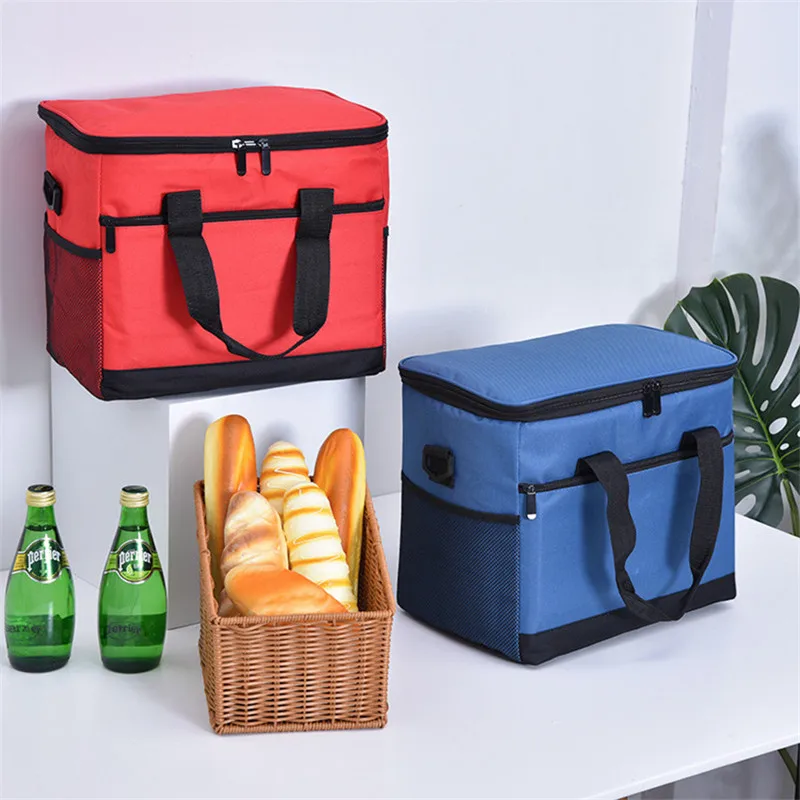 

17L Thicken Folding Fresh Keeping Waterproof Lunch Bag Cooler Bag Insulation Ice Pack For Steak Insulation Thermal Bag