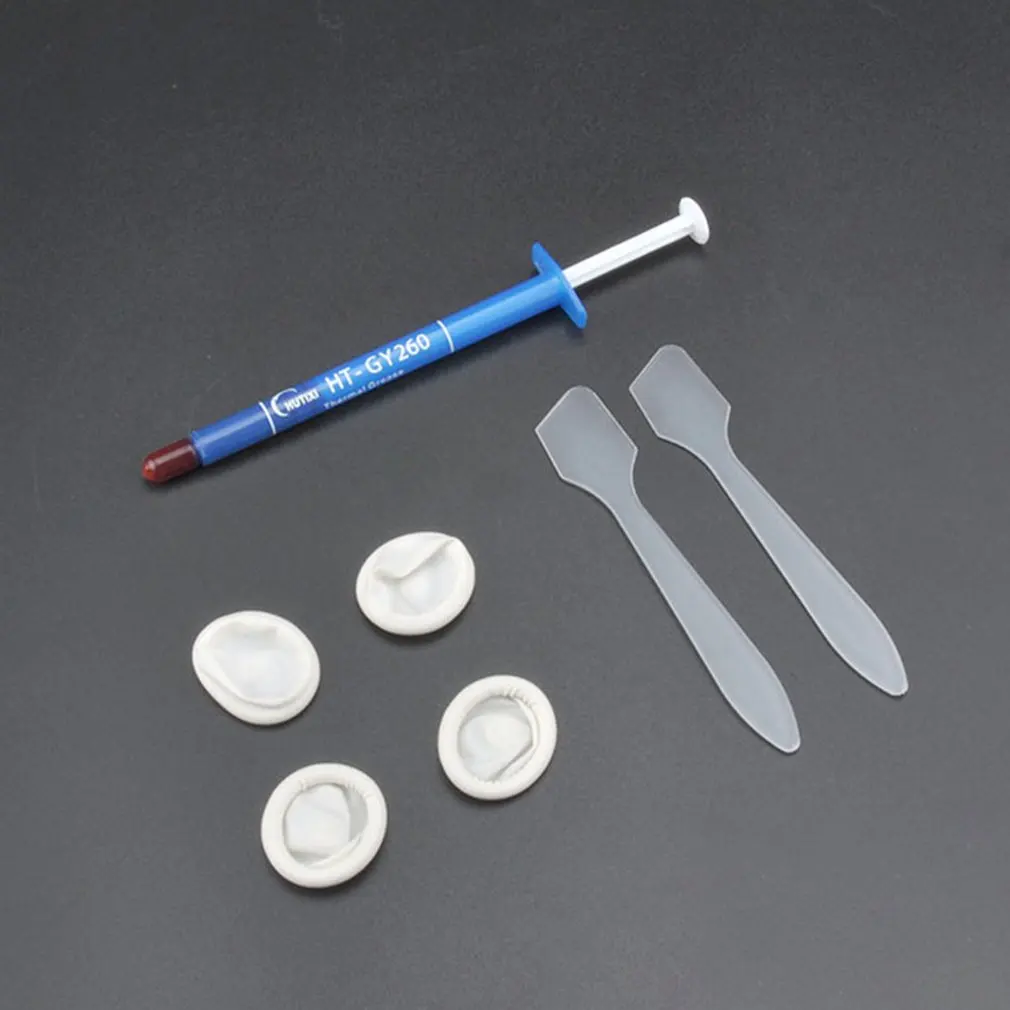 HT-GY260-TU05 Computer CPU Thermal Conductive Grease Paste Silicone Plaster Sink Compound for CPU Cooler Cooling Heatsink Plaste
HT-GY260-TU05 Computer CPU Thermal Conductive Grease Paste Silicone Plaster Sink Compound for CPU Cooler Cooling Heatsink Plaste