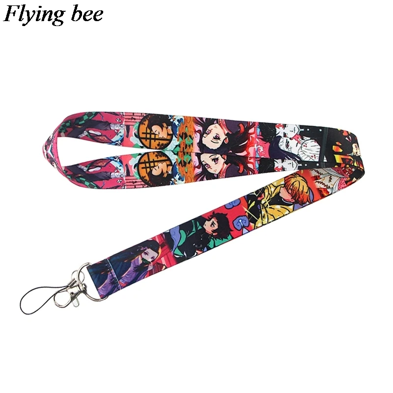 20pcs/lot Flyingbee Anime Keychain Cartoon Cute Phone Lanyard Women Fashion Strap Neck Lanyards For ID Card Phone Keys X0733
20pcs/lot Flyingbee Anime Keychain Cartoon Cute Phone Lanyard Women Fashion Strap Neck Lanyards For ID Card Phone Keys X0733