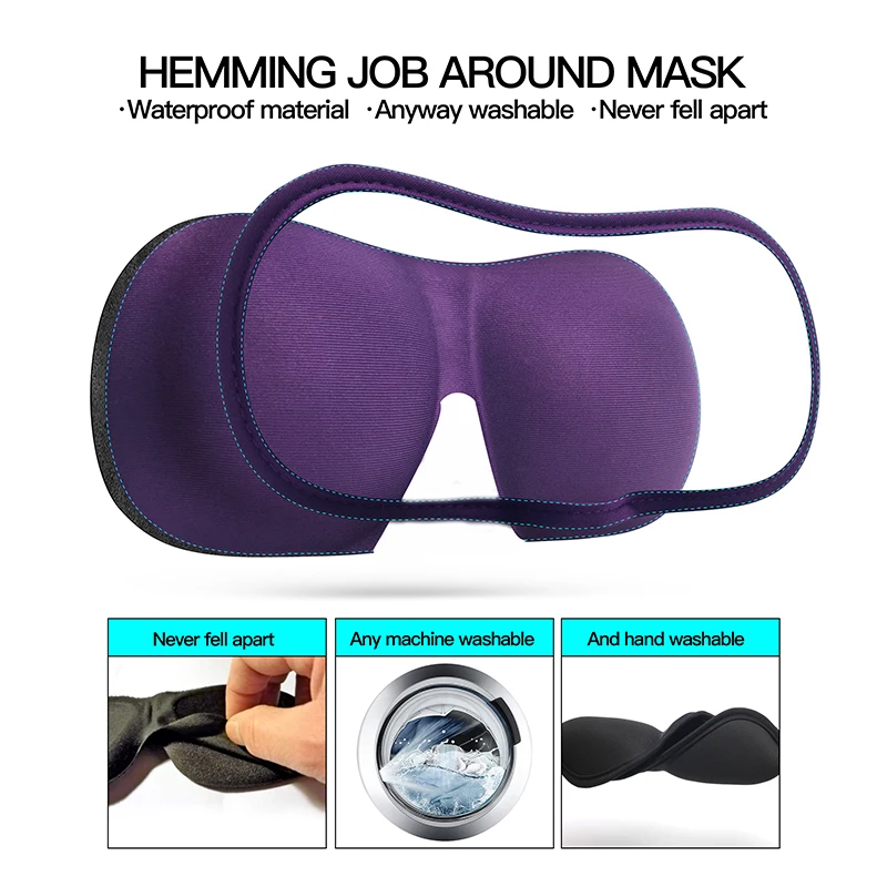 1Pcs 3D Sleep Mask Natural Sleeping Eye Mask Eyeshade Cover Shade Eye Patch Women Men Soft Portable Blindfold Travel Eyepatch
1Pcs 3D Sleep Mask Natural Sleeping Eye Mask Eyeshade Cover Shade Eye Patch Women Men Soft Portable Blindfold Travel Eyepatch