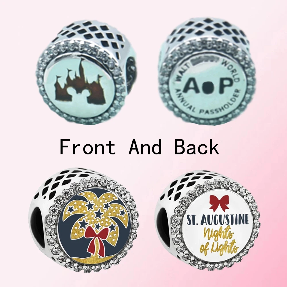 New 100% 925 Sterling Silver St Augustine Nights of Lights Button New Annual Passholder Exclusive Charm High Quality Jewelry
New 100% 925 Sterling Silver St Augustine Nights of Lights Button New Annual Passholder Exclusive Charm High Quality Jewelry