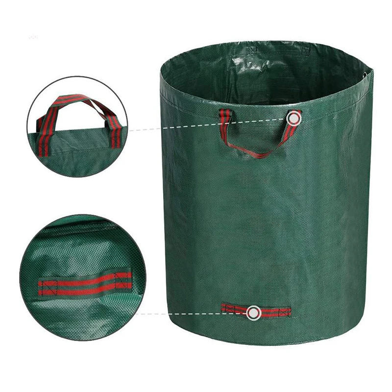 Large Outdoor Garbage Can Garden Waste Bag Yard Trash Organic Container Compost Grass Leaf Collection Storage Bag 300/400/500L
Large Outdoor Garbage Can Garden Waste Bag Yard Trash Organic Container Compost Grass Leaf Collection Storage Bag 300/400/500L