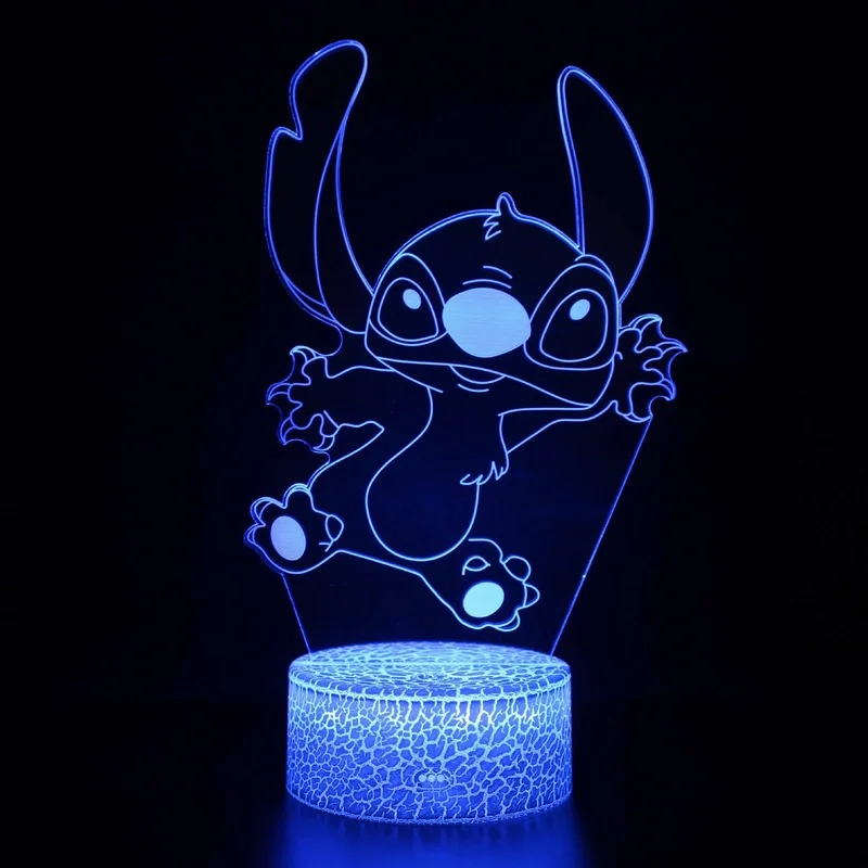 СВЕТОДИОДНЫЙ ночник в виде детских мультяшных звезд Disney 3D светильник для