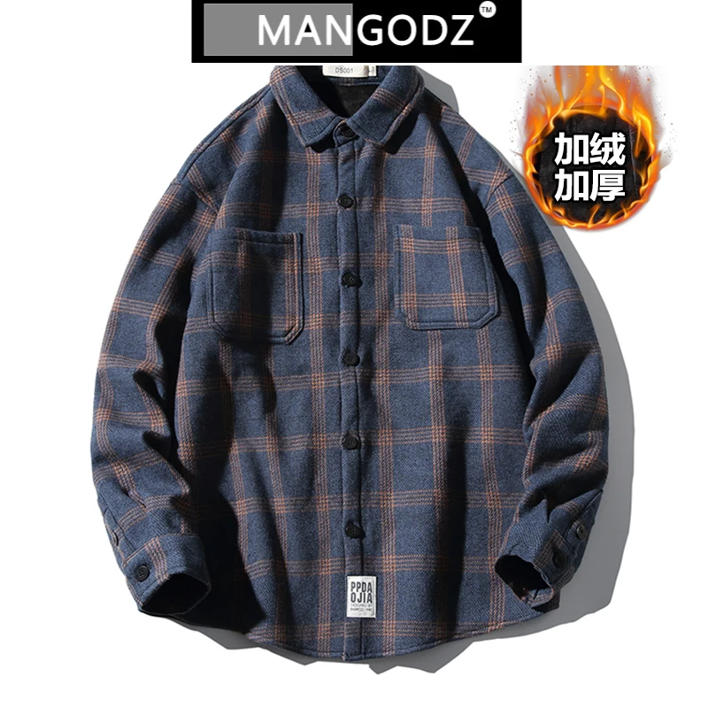 Thick Plaid Shirts for Men Autumn Winter New Fleece Long Sleeve Shirt Hip Hop Japanese Chemise Homme Loose Blouse Size M-5xl
Thick Plaid Shirts for Men Autumn Winter New Fleece Long Sleeve Shirt Hip Hop Japanese Chemise Homme Loose Blouse Size M-5xl