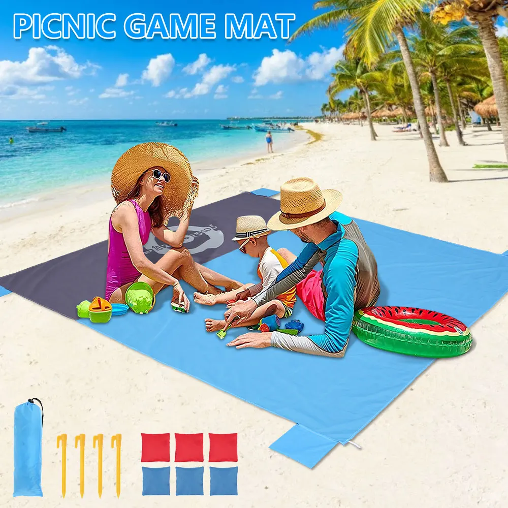 2.1x2M Waterproof Beach Blanket Large Beach Towel Mat Beach Anti-Sand Beach Blanket Oversized Picnic Wind Prevent Proof Pad
2.1x2M Waterproof Beach Blanket Large Beach Towel Mat Beach Anti-Sand Beach Blanket Oversized Picnic Wind Prevent Proof Pad