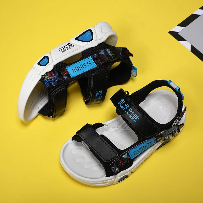 Kids Sandals Soft Breathable Boys Sandals Comfortable Fabrics Children's Beach Shoes Anti-sweat Non-slip Kids Shoes
Kids Sandals Soft Breathable Boys Sandals Comfortable Fabrics Children's Beach Shoes Anti-sweat Non-slip Kids Shoes