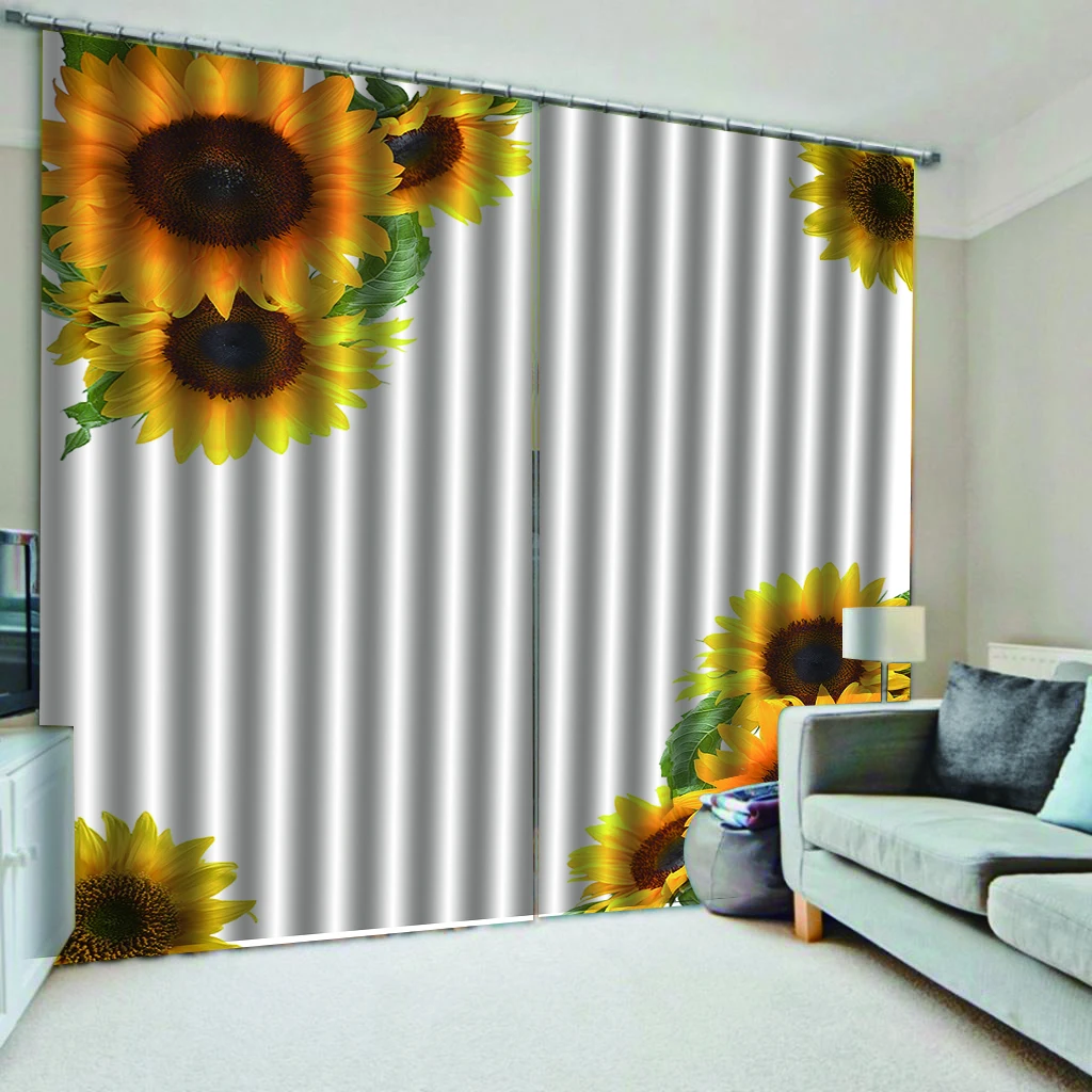 Modern Curtains sunflower Children Girls and Boys Room Curtains Drapes Blackout Decoration Window Curtain
Modern Curtains sunflower Children Girls and Boys Room Curtains Drapes Blackout Decoration Window Curtain