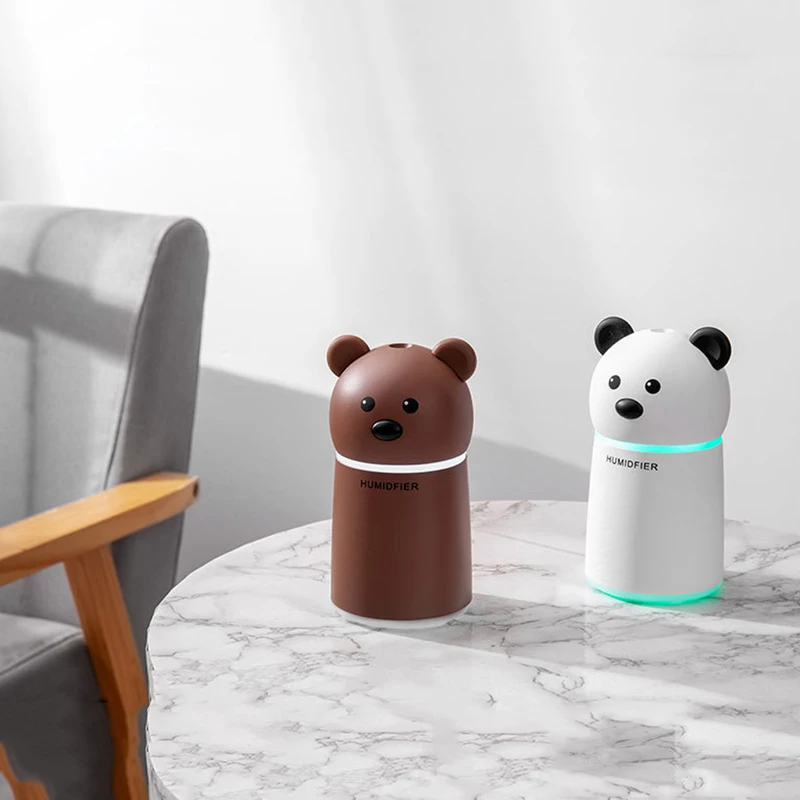 400ML Air Humidifier USB Cute Bear Aroma Essential Oil Diffuser LED Lamp Mini Home Car Spray Cool Mist Maker Fogger Air Fresher
400ML Air Humidifier USB Cute Bear Aroma Essential Oil Diffuser LED Lamp Mini Home Car Spray Cool Mist Maker Fogger Air Fresher