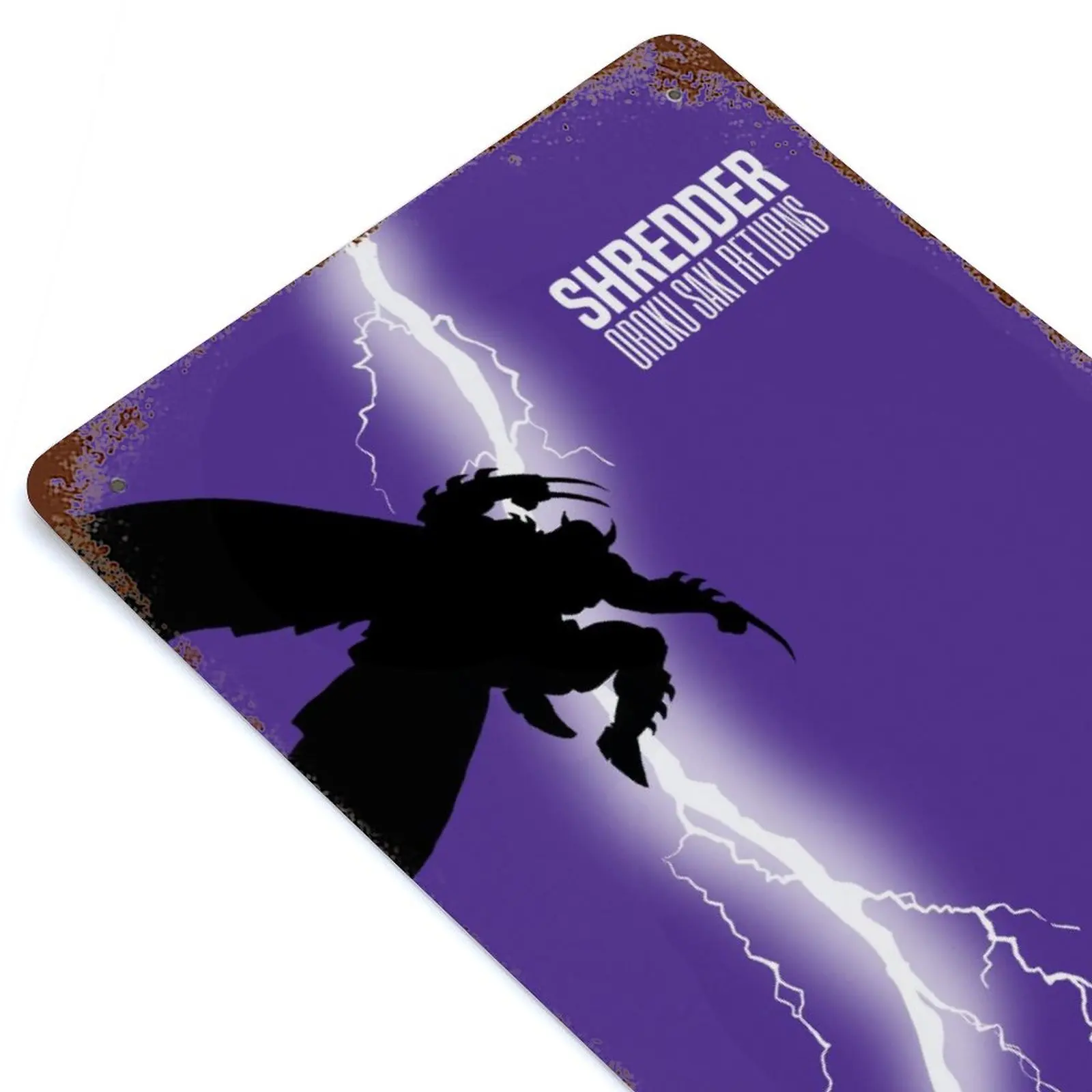 Shredder Returns Printed Retro Metal Poster Home Wall Decoration Tin Sign Plaque
Shredder Returns Printed Retro Metal Poster Home Wall Decoration Tin Sign Plaque