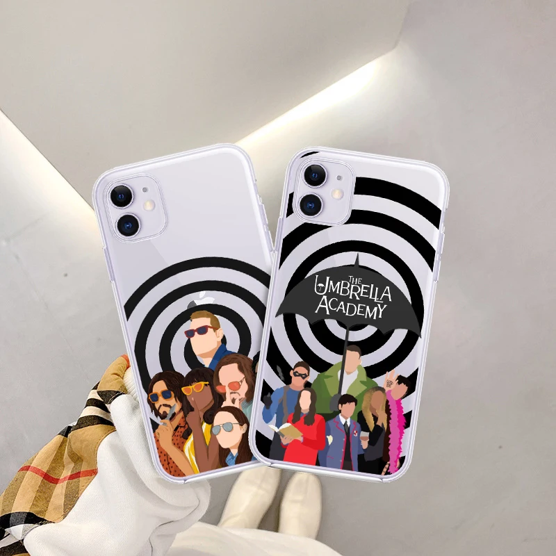 The Umbrella Academy Soft TPU Phone Case for iPhone SE 11 12 Pro XS MAX XR 6S 7 8 Plus Transparent Silicone Anti-fall Back Cover
The Umbrella Academy Soft TPU Phone Case for iPhone SE 11 12 Pro XS MAX XR 6S 7 8 Plus Transparent Silicone Anti-fall Back Cover