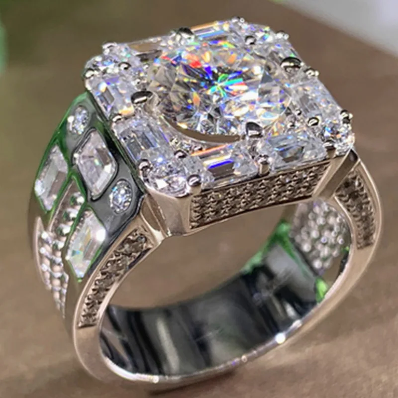 Fashion Crystal Engagement Rings for Women Claws Design Hot Sale AAA White Zircon Cubic Rings Jewely Accessories
Fashion Crystal Engagement Rings for Women Claws Design Hot Sale AAA White Zircon Cubic Rings Jewely Accessories