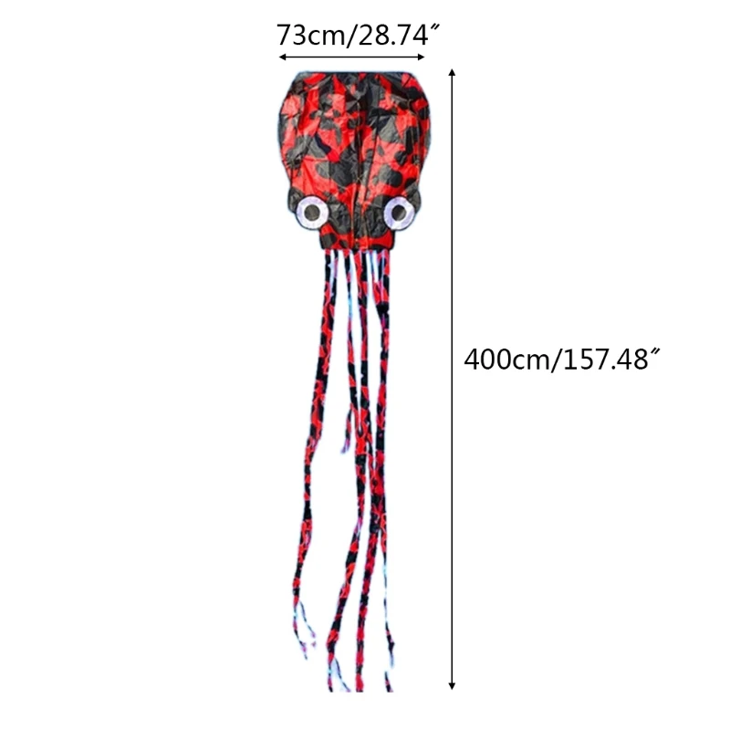 3D Large Soft Octopus Shape Beach Kite with Line Reel Frameless Entertainment Sports Family Outdoor Activity Supply
3D Large Soft Octopus Shape Beach Kite with Line Reel Frameless Entertainment Sports Family Outdoor Activity Supply