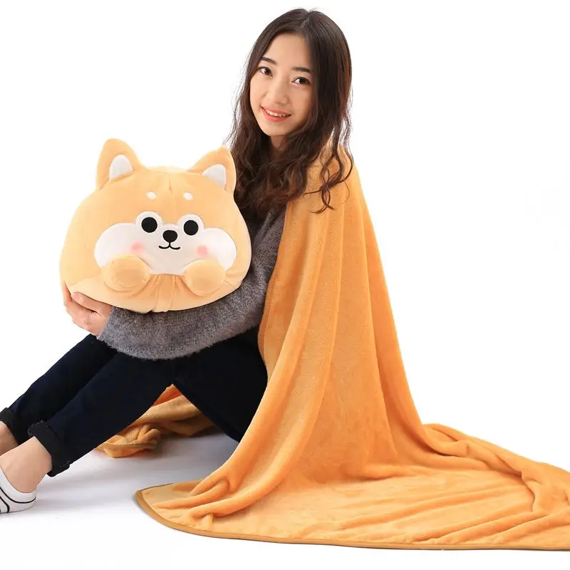 Dog Shiba Inu Shape Stuffed Pillow Animal 2 in 1 Cushion with Blanket Birthday Baby Kids Doll Toy Kids Gift
Dog Shiba Inu Shape Stuffed Pillow Animal 2 in 1 Cushion with Blanket Birthday Baby Kids Doll Toy Kids Gift