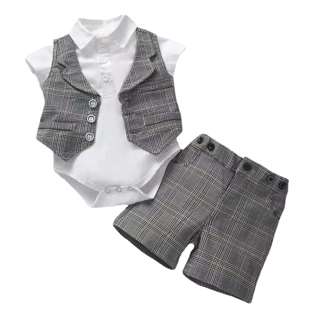 New Summer Male Baby Gentleman Suit First Birthday Dress Climbing Jacket Shorts Bow Tie
New Summer Male Baby Gentleman Suit First Birthday Dress Climbing Jacket Shorts Bow Tie