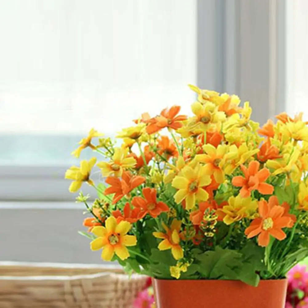 1 Bouquet 28 Heads Fake Daisys Artificial Silk Flower Home Wedding Decoration Cosmos Silky Chrysanthemum Home Daily Ornaments
1 Bouquet 28 Heads Fake Daisys Artificial Silk Flower Home Wedding Decoration Cosmos Silky Chrysanthemum Home Daily Ornaments