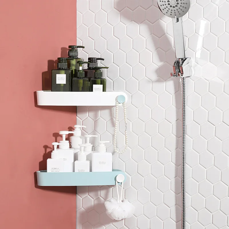 Corner Triangular Shelf Shelves Free Punch Wall-mounted Toilet Bathroom Storage Rack Shampoo Holder Organizer Hanging Supplies
Corner Triangular Shelf Shelves Free Punch Wall-mounted Toilet Bathroom Storage Rack Shampoo Holder Organizer Hanging Supplies
