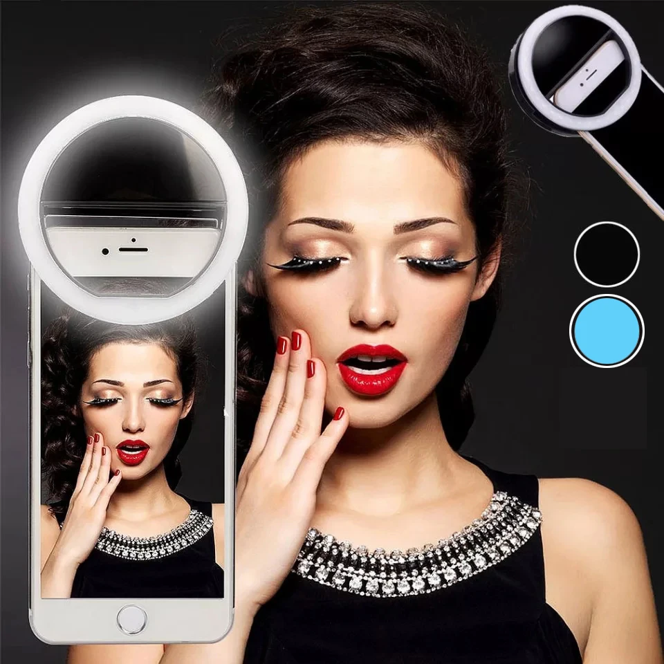 Selfie Ring Light Phone Flashes Clip Lens Mini Round Fill Light Lamp Dimmable Luminous Light Makeup For Smartphone Beauty
Selfie Ring Light Phone Flashes Clip Lens Mini Round Fill Light Lamp Dimmable Luminous Light Makeup For Smartphone Beauty