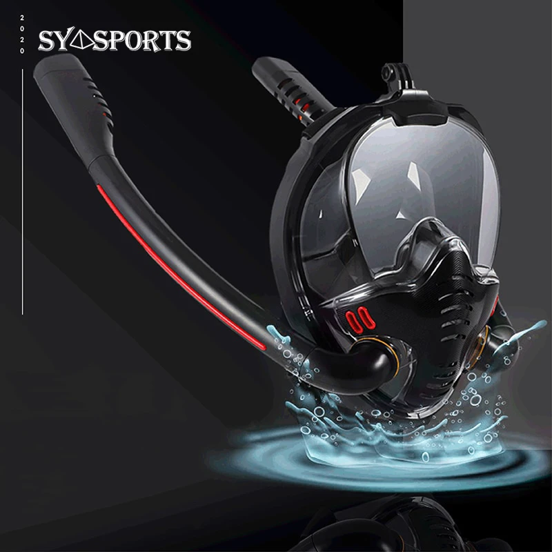 2020 New Adult Men Women Swimming Mask Double Breathing Tube Silicone Full Dry Snorkeling Masks Scuba Diving Goggles Equipment
2020 New Adult Men Women Swimming Mask Double Breathing Tube Silicone Full Dry Snorkeling Masks Scuba Diving Goggles Equipment