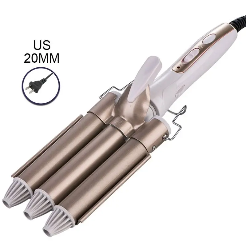 Triple Barrel Hair Curler 20/22/25/28mm Fast Heating Curling Iron Styling Tools L69D
Triple Barrel Hair Curler 20/22/25/28mm Fast Heating Curling Iron Styling Tools L69D
