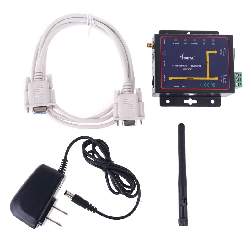 Последовательный серверный преобразователь WiFi Ethernet RJ45 в RS232 RS485 с поддержкой WatchDog