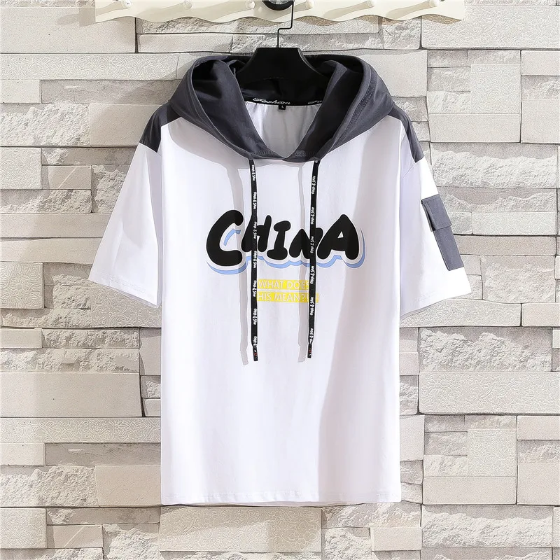 Summer Thin Short-sleeved T-shirt Men's Cotton T-shirt Trendy Handsome Bottoming Shirt Half-sleeved Summer Tide Brand Top Clothe
Summer Thin Short-sleeved T-shirt Men's Cotton T-shirt Trendy Handsome Bottoming Shirt Half-sleeved Summer Tide Brand Top Clothe