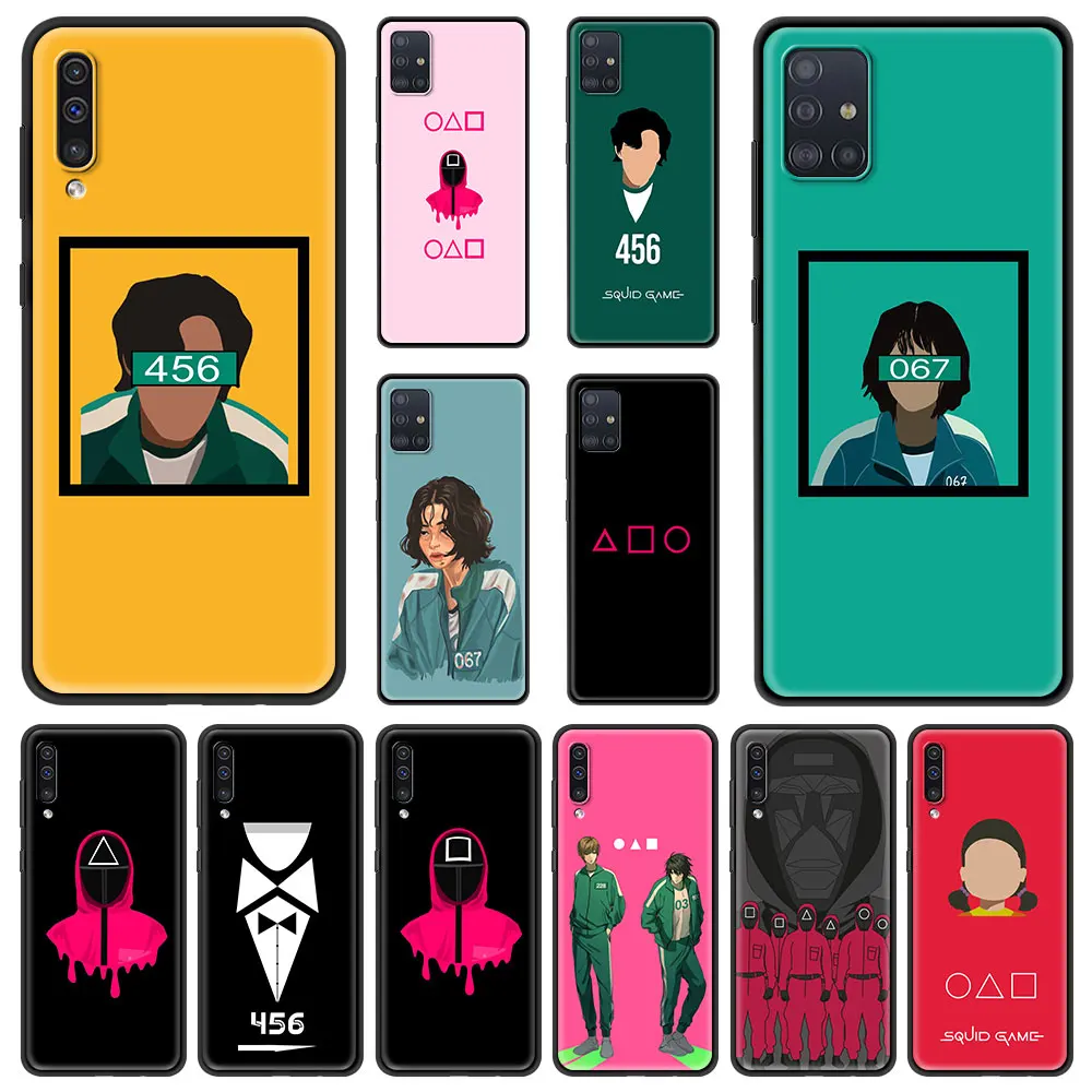 Cute Cartoon Funny Squid Game Luxury Phone Case for Samsung Galaxy A51 A71 A21S A12 A11 A31 A52 A41 A32 5G A72 A01 Black Cover
Cute Cartoon Funny Squid Game Luxury Phone Case for Samsung Galaxy A51 A71 A21S A12 A11 A31 A52 A41 A32 5G A72 A01 Black Cover