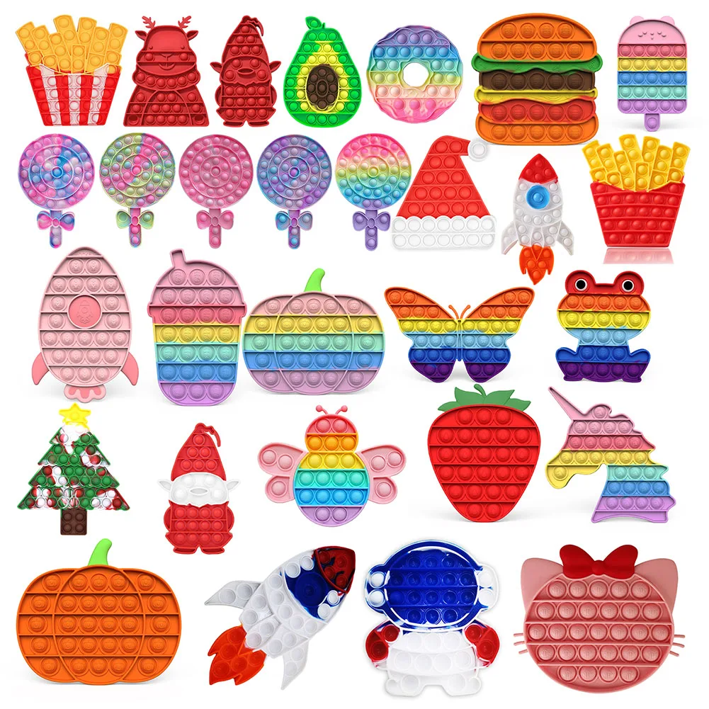 Rainbow Push Bubble Fidget Toys Animal Cartoon Stress Relieve Squeezing Toy Autism Special Needs Sensory Toys Gifts forChristmas
Rainbow Push Bubble Fidget Toys Animal Cartoon Stress Relieve Squeezing Toy Autism Special Needs Sensory Toys Gifts forChristmas