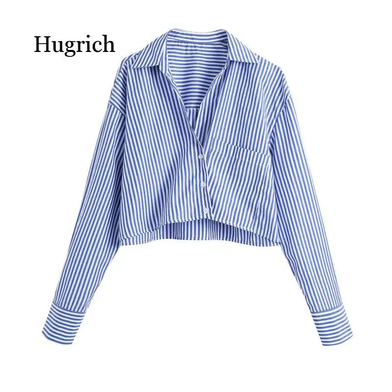 Vintage Collar Striped Print Short Smock Blouse Office Lady Long Sleeve Shirts Chic Loose Tops
Vintage Collar Striped Print Short Smock Blouse Office Lady Long Sleeve Shirts Chic Loose Tops