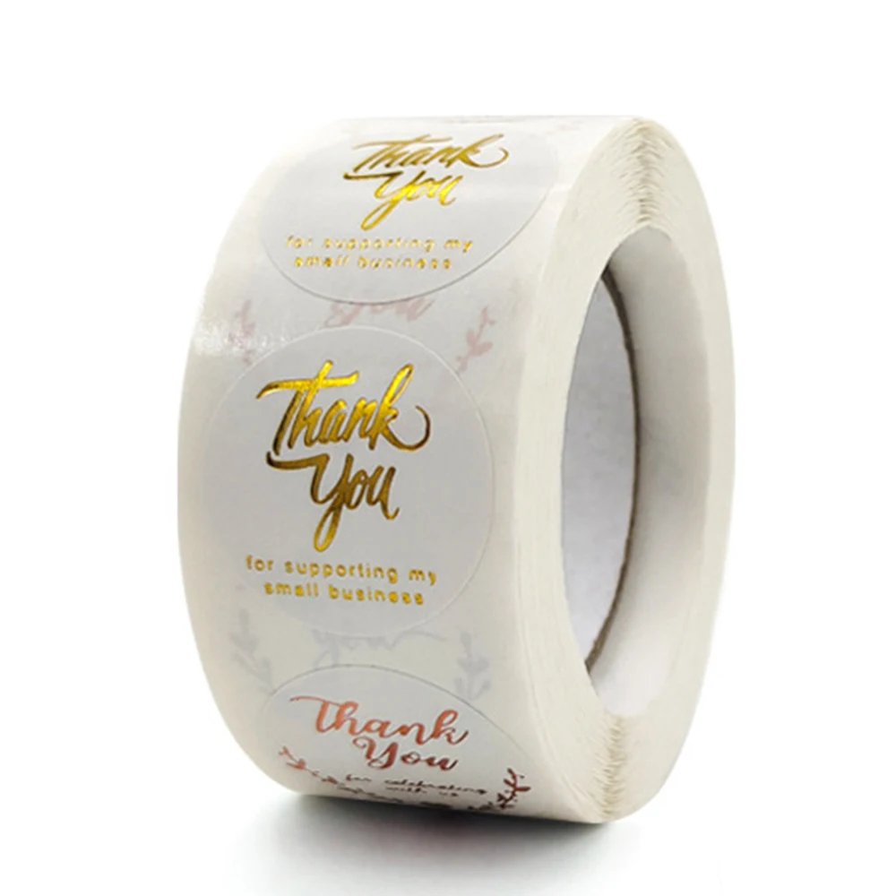 100-500pcs White Paper Hot Stamping Thank You Sticker Baking Sealed Envelope Sealed Label Business Packaging Decoration 
100-500pcs White Paper Hot Stamping Thank You Sticker Baking Sealed Envelope Sealed Label Business Packaging Decoration
