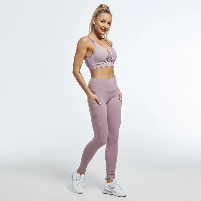 ATHVOTAR Middle Waist Leggings With Pocket Elastic Women Leisure Type Push Up Leggings Women Gym Hip Lift Fitness Pants
ATHVOTAR Middle Waist Leggings With Pocket Elastic Women Leisure Type Push Up Leggings Women Gym Hip Lift Fitness Pants