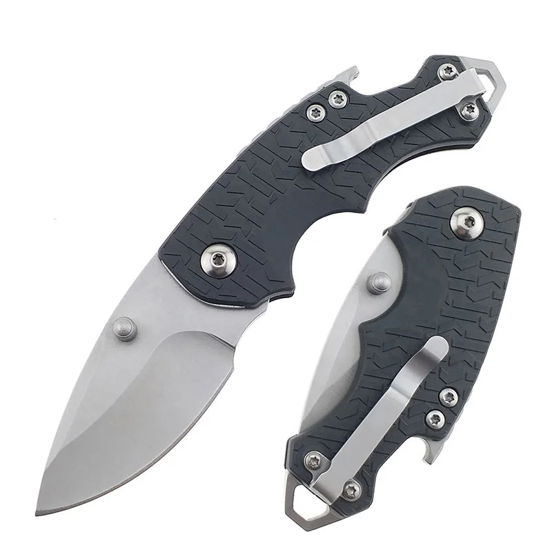 7cr13 Stainless Steel Sharp Blade Folding Tactical Knife Multi Fuction Mini Keychain Rescue Hunting Knife Outdoor EDC Tool
7cr13 Stainless Steel Sharp Blade Folding Tactical Knife Multi Fuction Mini Keychain Rescue Hunting Knife Outdoor EDC Tool