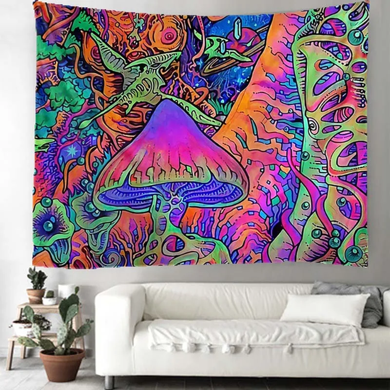 Psychedelic mushroom Home Decor Mandala Tapestry Wall Hanging Bohemian Room Decor Witchcraft Tapestry
Psychedelic mushroom Home Decor Mandala Tapestry Wall Hanging Bohemian Room Decor Witchcraft Tapestry