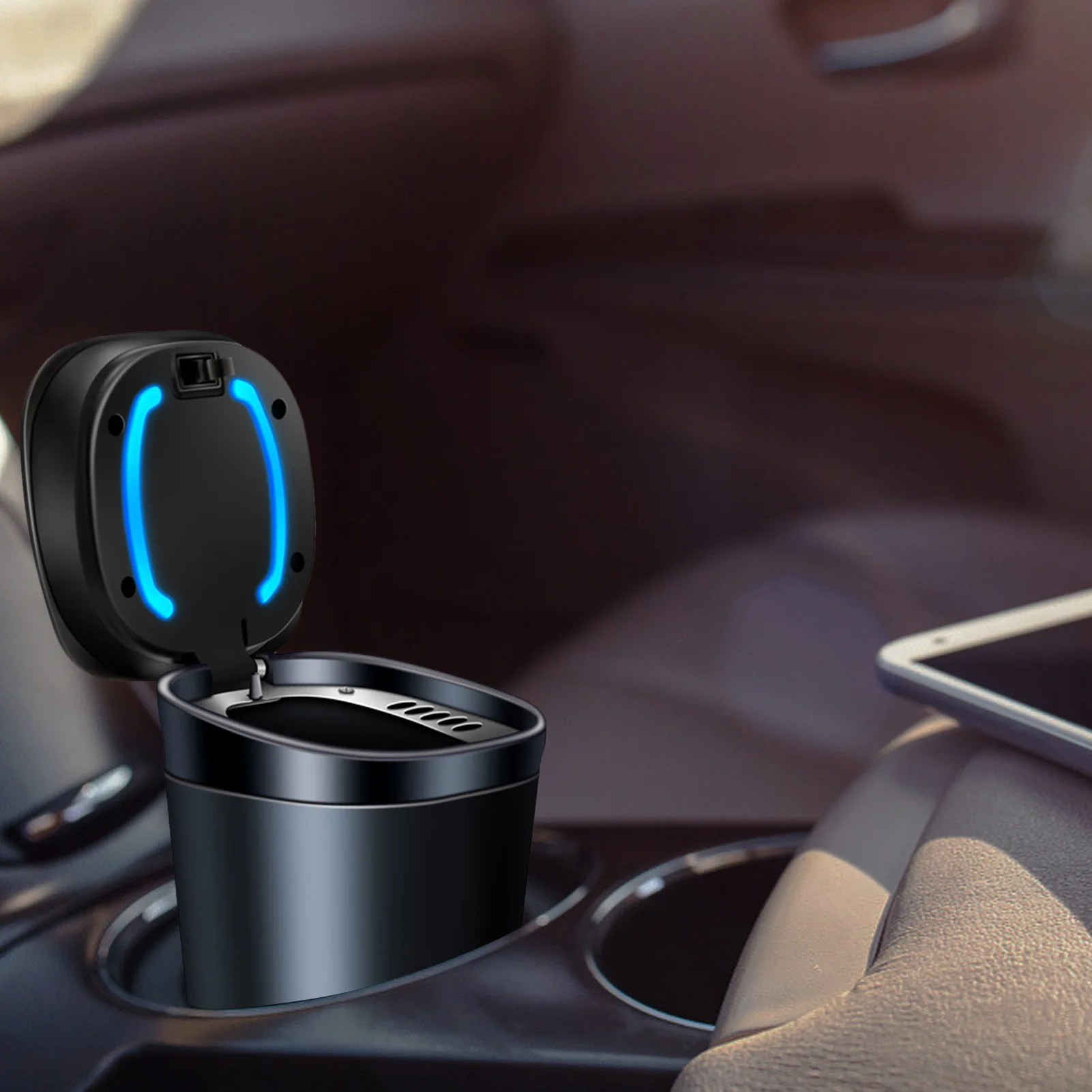 Car Ashtray With LED Light Garbage Storage Cup Home Office Cigarette Smoke Holder Automobile Interior Supplies with Cover
Car Ashtray With LED Light Garbage Storage Cup Home Office Cigarette Smoke Holder Automobile Interior Supplies with Cover