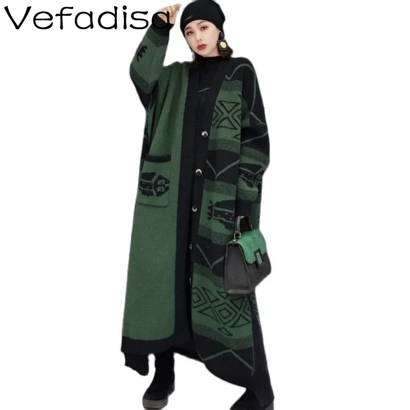 Vefadisa 2022 Spring New Retro Printed Cardigan Sweater Jacket Women Loose Plus Size Sweater Windbreaker Women ZWL1443A
Vefadisa 2022 Spring New Retro Printed Cardigan Sweater Jacket Women Loose Plus Size Sweater Windbreaker Women ZWL1443A