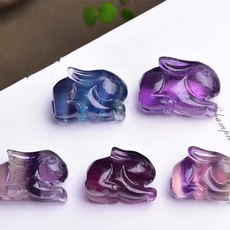 1Pcs Natural clear quartz crystal hand-carved miniature rabbit crafts for home decoration
1Pcs Natural clear quartz crystal hand-carved miniature rabbit crafts for home decoration