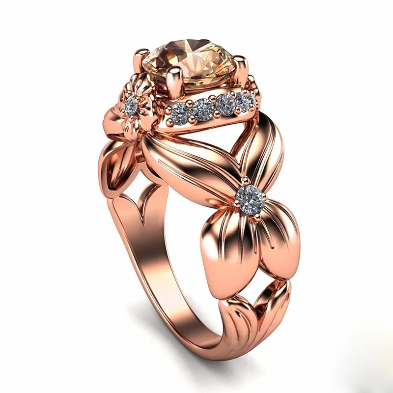 European And American Rose Gold Butterfly Zircon Ring Fashion Elegant Atmosphere Ladies Jewelry Exquisite Gift
European And American Rose Gold Butterfly Zircon Ring Fashion Elegant Atmosphere Ladies Jewelry Exquisite Gift