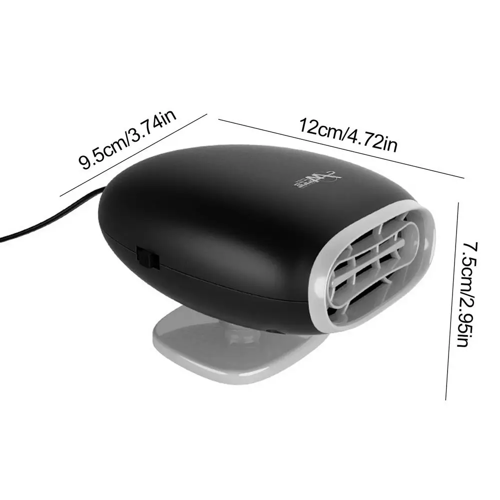 12V 150W Car Defroster Rotatable 360 Car Heater Car Windshield Defrosting And Demisting Small Fast Heating Heater
12V 150W Car Defroster Rotatable 360 Car Heater Car Windshield Defrosting And Demisting Small Fast Heating Heater