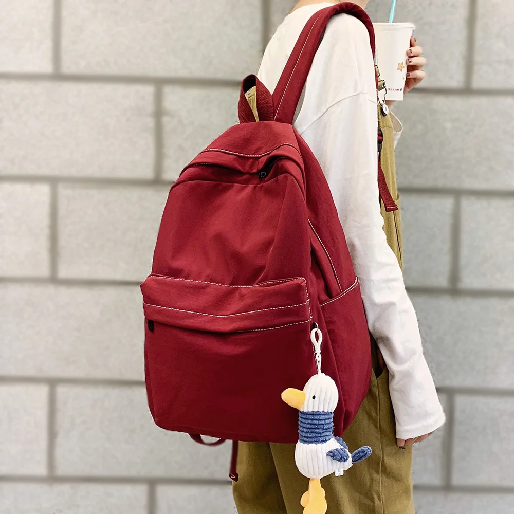 New Trendy Women Backpack Cute Nylon Female School Bag Laptop Lady Kawaii Backpack Girl Fashion Book Student Bag Waterproof 2020
New Trendy Women Backpack Cute Nylon Female School Bag Laptop Lady Kawaii Backpack Girl Fashion Book Student Bag Waterproof 2020