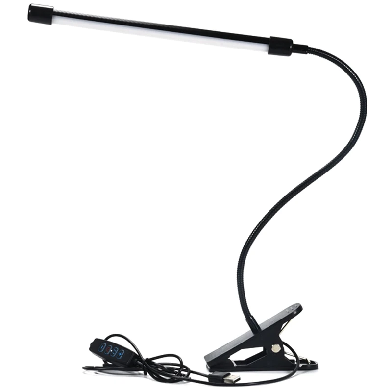 LED Reading Light, Clamp Desk Lamp, 3 Modes Clip Light, Flexible Eye-Care Clamp Light for Bed Reading,Bedroom, Black
LED Reading Light, Clamp Desk Lamp, 3 Modes Clip Light, Flexible Eye-Care Clamp Light for Bed Reading,Bedroom, Black