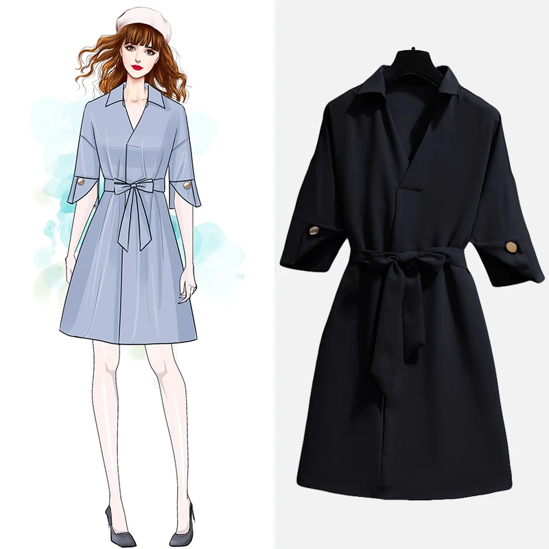 4XL Plus Size Women Blue Shirt Dress Summer 2021 Korean Fashion Deep V Turn-down Collar Short Sleeve High Quality Bandage Dress
4XL Plus Size Women Blue Shirt Dress Summer 2021 Korean Fashion Deep V Turn-down Collar Short Sleeve High Quality Bandage Dress