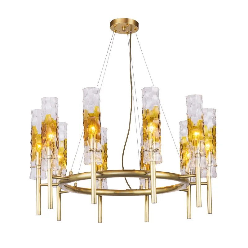 Light luxury crystal chandelier, simple and long restaurant bar post-modern lighting
Light luxury crystal chandelier, simple and long restaurant bar post-modern lighting