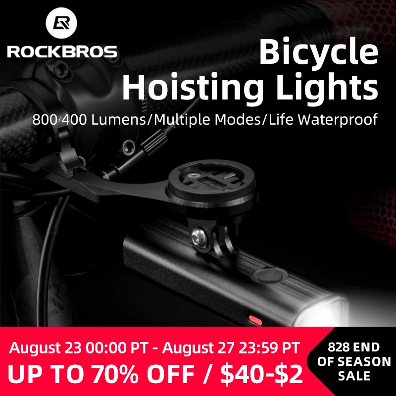 ROCKBROS Bike Light Hoisting Headlights Multifunctional Holder Powerful Flash Light USB Charing Led Bicycle Front Light 4000mAh
ROCKBROS Bike Light Hoisting Headlights Multifunctional Holder Powerful Flash Light USB Charing Led Bicycle Front Light 4000mAh