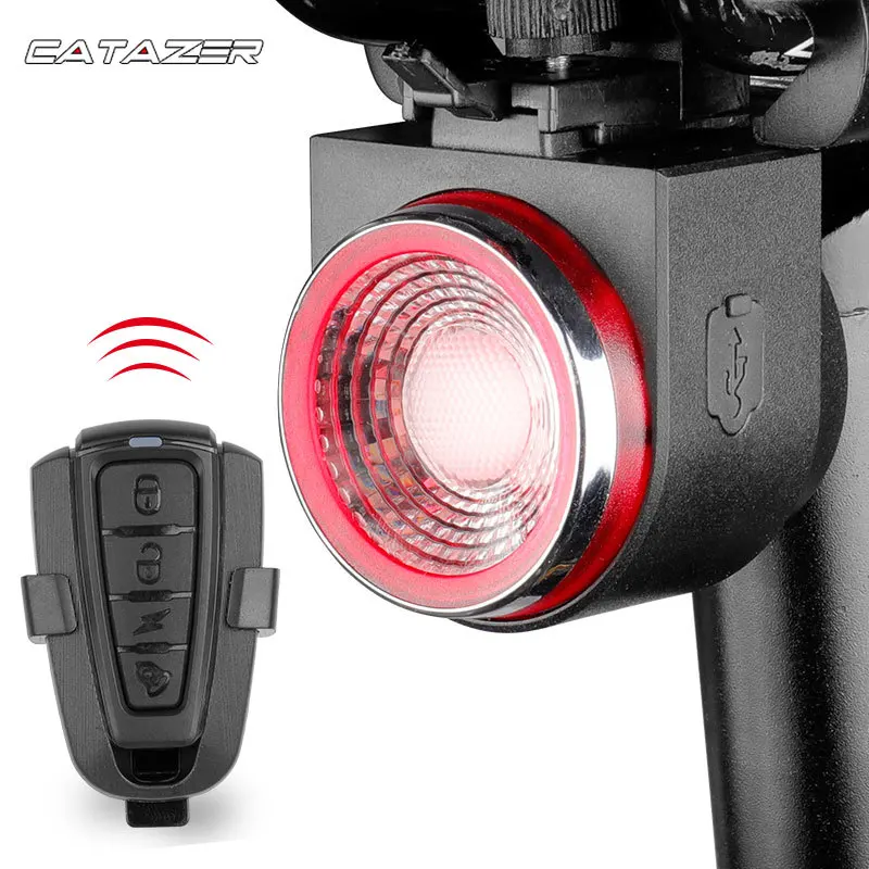 Bicycle Rear Light Burglary Alarm Remote Call Wireless Control USB Charge LED Lantern Bike Finder Horn 20-40Hrs
Bicycle Rear Light Burglary Alarm Remote Call Wireless Control USB Charge LED Lantern Bike Finder Horn 20-40Hrs