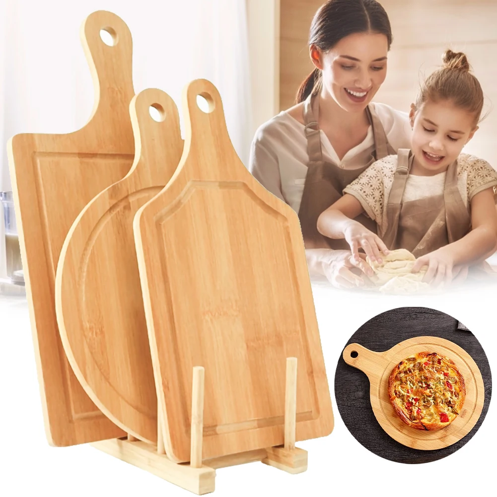 Eco-friendly Bamboo Pizza Tray Band Handle Steak Tableware Pickles Salo Sushi Pickles Cake Plate Dinner Plate
Eco-friendly Bamboo Pizza Tray Band Handle Steak Tableware Pickles Salo Sushi Pickles Cake Plate Dinner Plate
